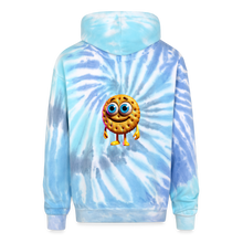 Load image into Gallery viewer, Biscuit's Trippy Tie Dye Hoodie - blue lagoon