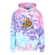 Load image into Gallery viewer, Biscuit's Trippy Tie Dye Hoodie - cotton candy
